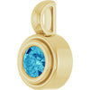 Natural Blue Zircon | Round | 4.1mm