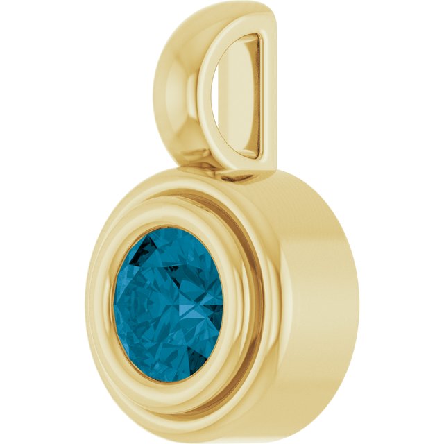 Natural London Blue Topaz | Round | 4.1mm