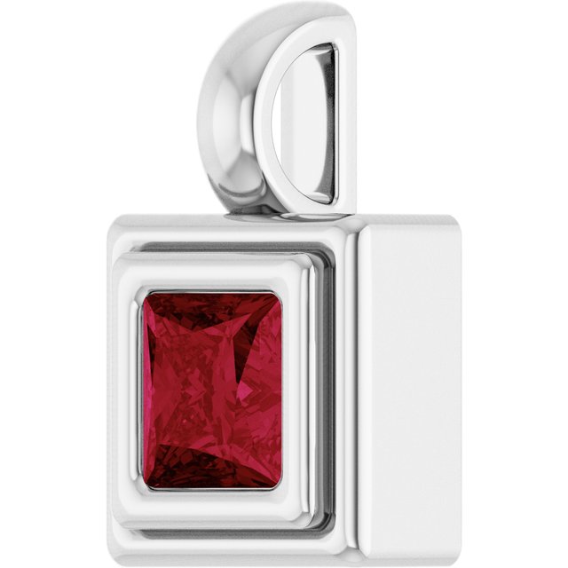 Lab-Grown Ruby | Square | 4 x 4mm
