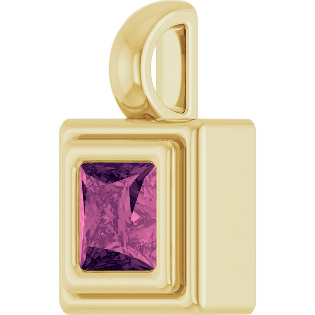 Natural Pink Tourmaline | Square | 4 x 4mm