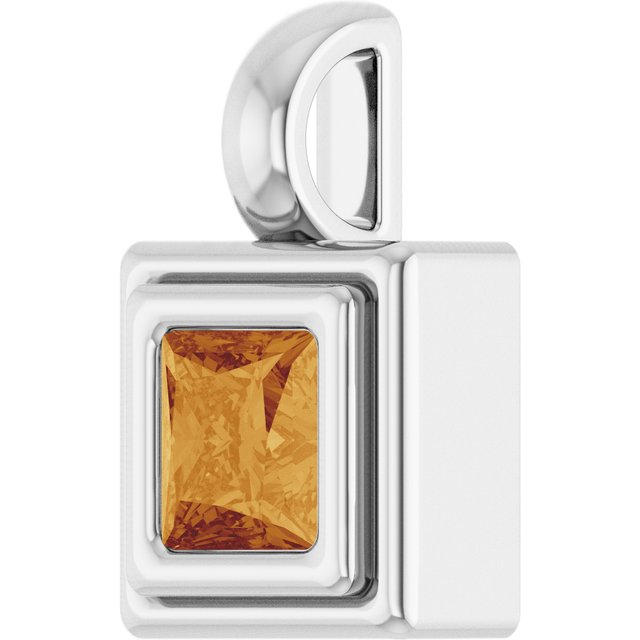 Natural Citrine | Square | 4 x 4mm