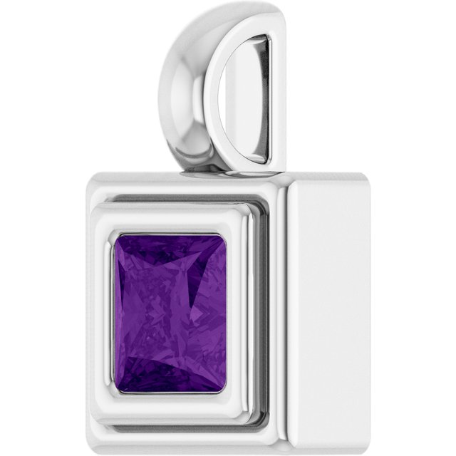 Natural Amethyst | Square | 4 x 4mm