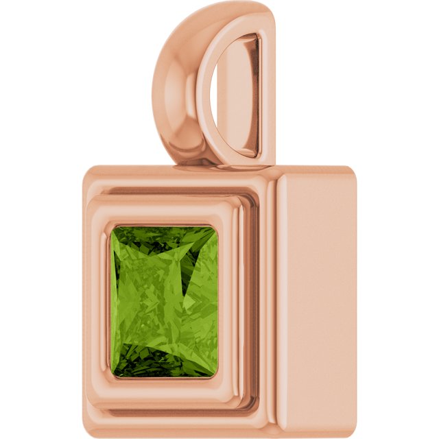Natural Peridot | Square | 4 x 4mm