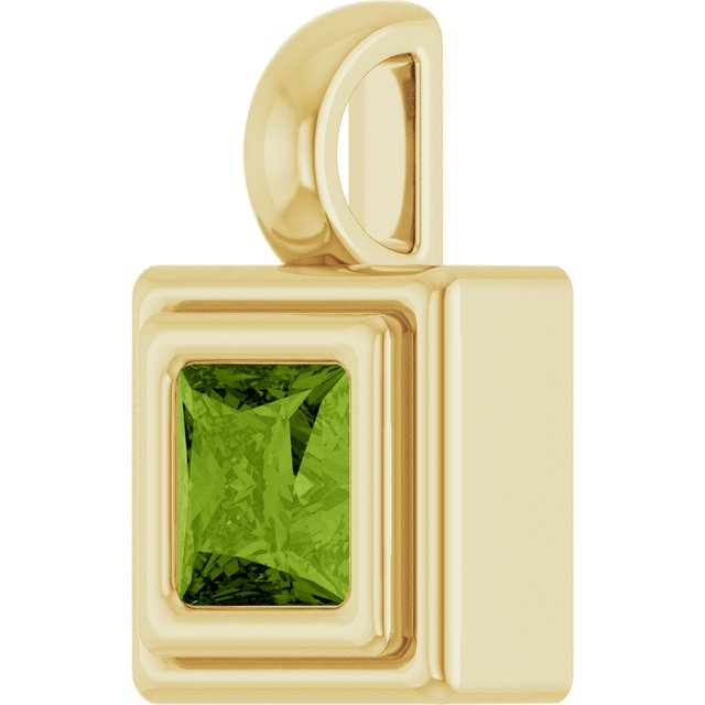 Natural Peridot | Square | 4 x 4mm