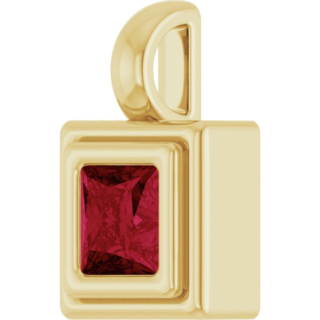 Lab-Grown Ruby | Square | 4 x 4mm