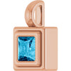 Natural Aquamarine | Square | 4 x 4mm