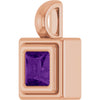 Natural Amethyst | Square | 4 x 4mm