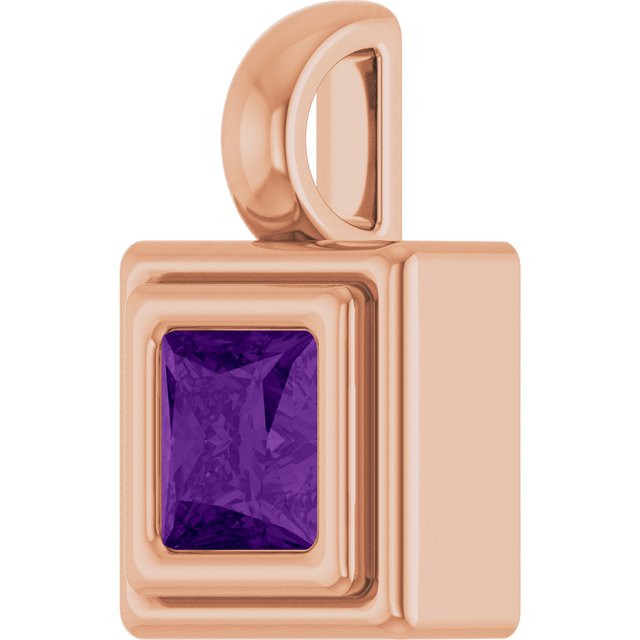 Natural Amethyst | Square | 4 x 4mm