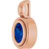 Natural Blue Sapphire | Oval | 5 x 3mm | Lab-Grown Blue Sapphire | Oval | 5 x 3mm