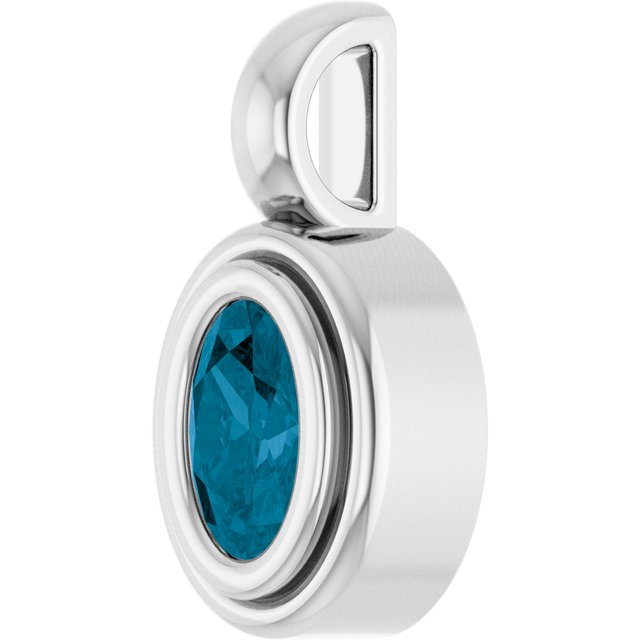Natural London Blue Topaz | Oval | 5 x 3mm