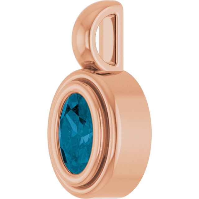 Natural London Blue Topaz | Oval | 5 x 3mm