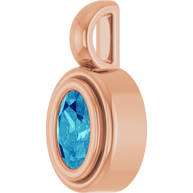 Natural Blue Zircon | Oval | 5 x 3mm