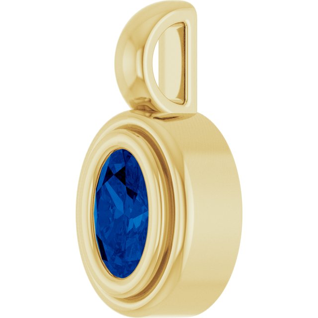 Natural Blue Sapphire | Oval | 5 x 3mm | Lab-Grown Blue Sapphire | Oval | 5 x 3mm