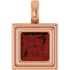 Natural Mozambique Garnet | Square | 6.5 x 6.5mm