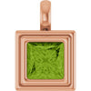 Natural Peridot | Square | 6.5 x 6.5mm