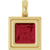Lab-Grown Ruby | Square | 6.5 x 6.5mm