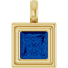 Lab-Grown Blue Sapphire | Square | 6.5 x 6.5mm