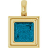 Natural London Blue Topaz | Square | 6.5 x 6.5mm