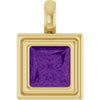 Natural Amethyst | Square | 6.5 x 6.5mm