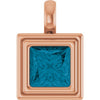Natural London Blue Topaz | Square | 6.5 x 6.5mm