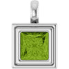 Natural Peridot | Square | 6.5 x 6.5mm
