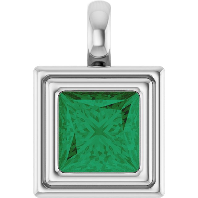 Lab-Grown Emerald | Square | 6.5 x 6.5mm