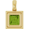 Natural Peridot | Square | 4 x 4mm