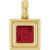 Lab-Grown Ruby | Square | 4 x 4mm