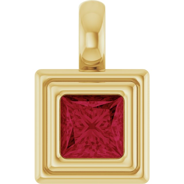 Lab-Grown Ruby | Square | 4 x 4mm
