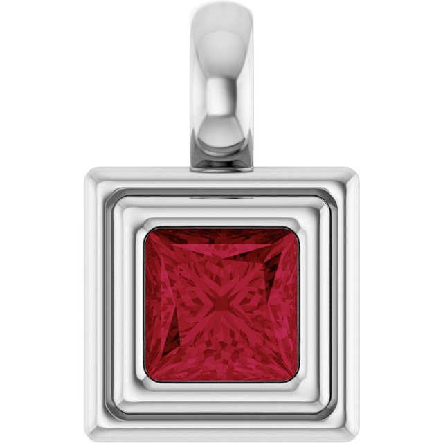 Lab-Grown Ruby | Square | 4 x 4mm