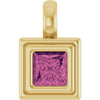 Natural Pink Tourmaline | Square | 4 x 4mm