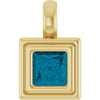 Natural London Blue Topaz | Square | 4 x 4mm