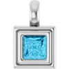 Natural Aquamarine | Square | 4 x 4mm