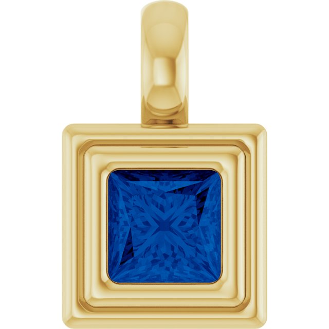 Natural Blue Sapphire | Square | 4 x 4mm | Lab-Grown Blue Sapphire | Square | 4 x 4mm