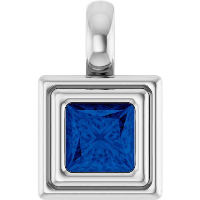 Natural Blue Sapphire | Square | 4 x 4mm | Lab-Grown Blue Sapphire | Square | 4 x 4mm