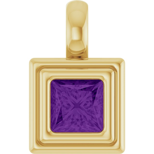 Natural Amethyst | Square | 4 x 4mm