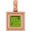 Natural Peridot | Square | 4 x 4mm
