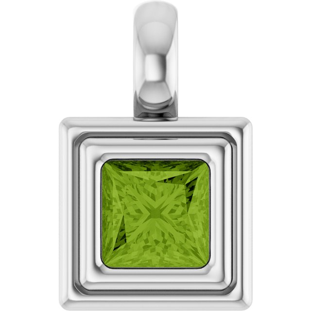 Natural Peridot | Square | 4 x 4mm