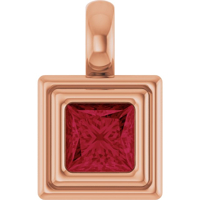 Lab-Grown Ruby | Square | 4 x 4mm