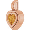 Natural Citrine | Heart | 5 x 5mm