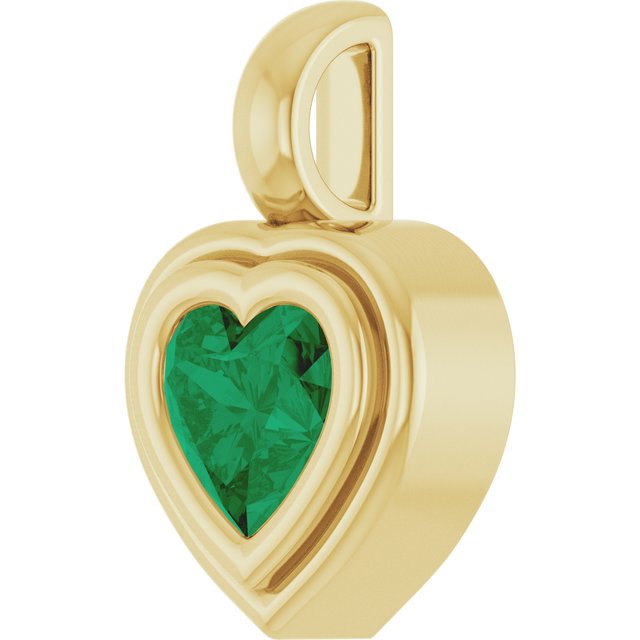 Lab-Grown Emerald | Heart | 5 x 5mm