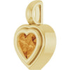 Natural Citrine | Heart | 5 x 5mm