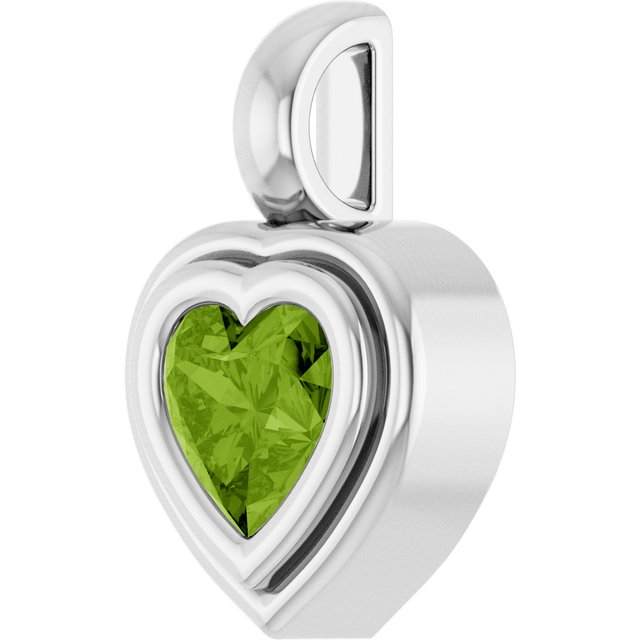 Natural Peridot | Heart | 5 x 5mm