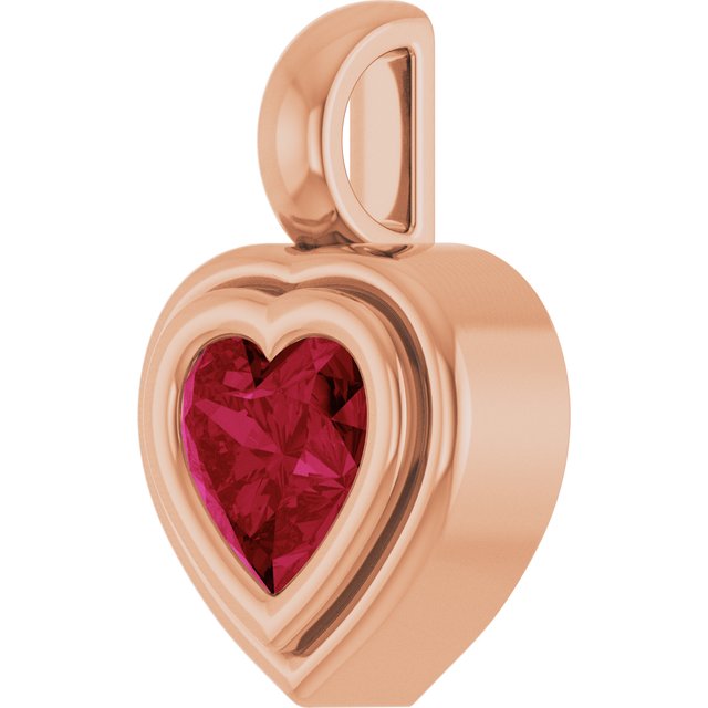 Lab-Grown Ruby | Heart | 5 x 5mm