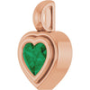 Lab-Grown Emerald | Heart | 5 x 5mm