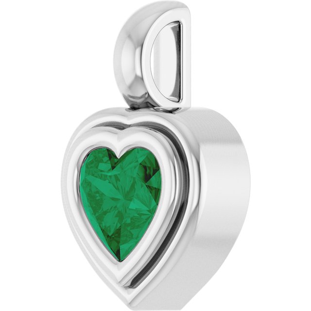 Lab-Grown Emerald | Heart | 5 x 5mm