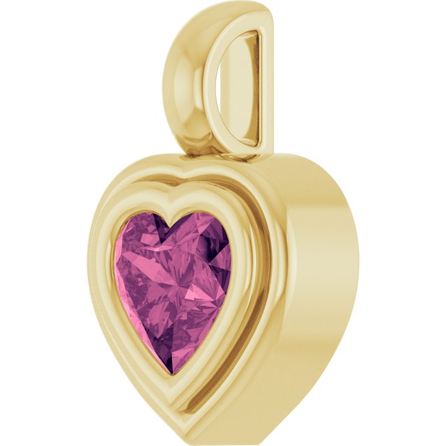 Natural Pink Tourmaline | Heart | 5 x 5mm