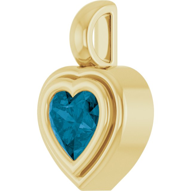 Natural London Blue Topaz | Heart | 5 x 5mm