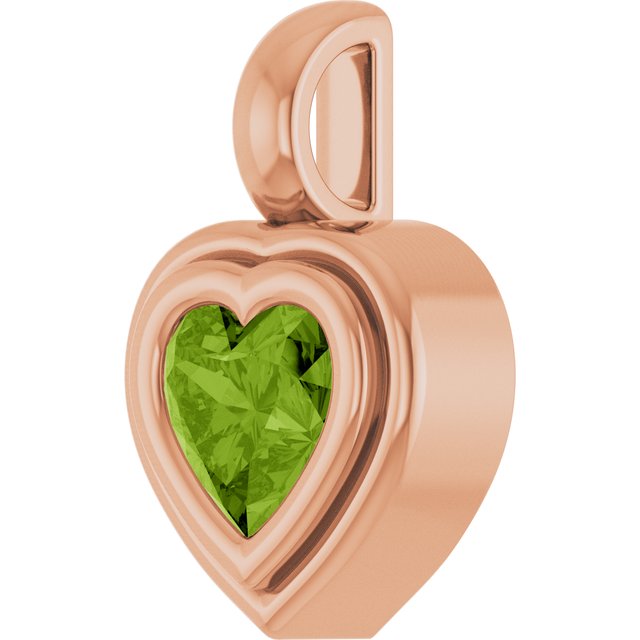 Natural Peridot | Heart | 5 x 5mm