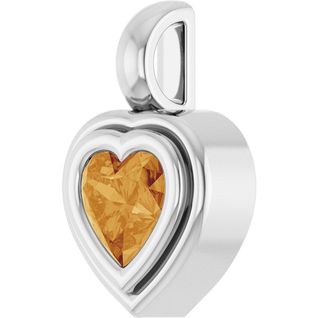 Natural Citrine | Heart | 5 x 5mm